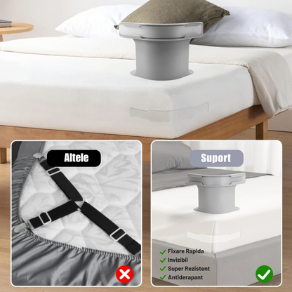 FixCearceaf™ – Set 4 Suporturi pentru Fixarea Perfectă a Cearsafului
